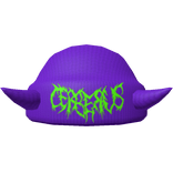 Cerberus Grunge Beanie Purple