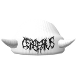 Cerberus Grunge Beanie White