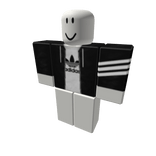 CHEAP 5 ROBUX! White Black Adidas!