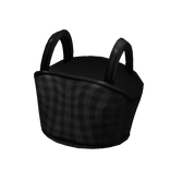 Checker Crop Top [Black]