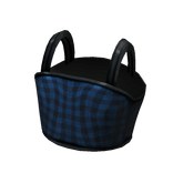 Checker Crop Top [Blue]