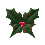 Christmas Holly Wings 🍒