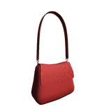 Christmas Leather Purse In Red