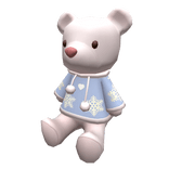 Christmas Polar Teddy Blue