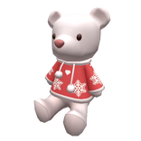 Christmas Polar Teddy Red