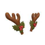 Christmas Reindeer Antlers Brown