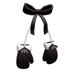 Christmas Winter Gloves Black