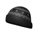 Chunky Knit Winter Beanie in Black