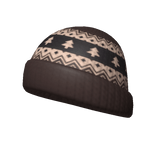 Chunky Knit Winter Beanie in Brown