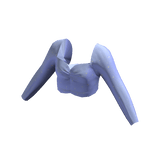 Cinched Top - Periwinkle Stars