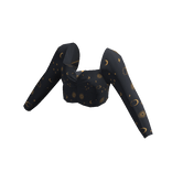 Cinched Top - Star & Moon Navy