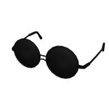 Circle Framed Black Glasses
