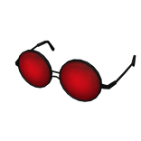 Circle Framed Red Glasses