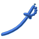 Classic Blue Balloon Sword