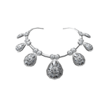 Classy Silver Diamond Necklace