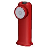Clip-on light red