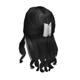 Clipped Winter Updo in Black