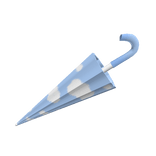 Cloudy Umbrella Blue