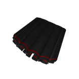 Clown Arm Ruffles in Black & Red (R)