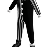 Clown Suit Black & White