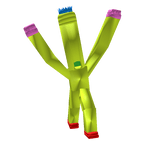 Color Air Dancer Floppy Man Balloon Shoulder Pet