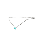 Color Changing Necklace Silver - Blue to Pink