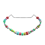Colored Square Necklace