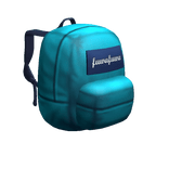 Blue Comically Large Backpack