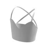 Corset Crop Top - White 