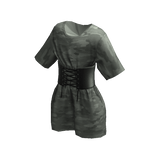 Corset Tied T-Shirt - Camo