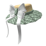 Cottage Sunhat - Green Plaid