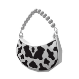 Cow Print Luxury Pearl Purse