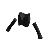 Cropped Superstar Sleeve Top - Black