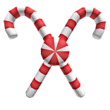 Crossed Candy Cane