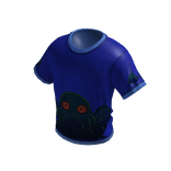 Cthulhu Ringer Tee Blue