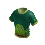 Cthulhu Ringer Tee Greeny