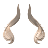 Cute Bunny Ears Hair Extensions (White)'s Code & Price - RblxTrade