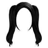 Curly Pigtails (Black)