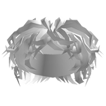 Curly White Fluffy Hair