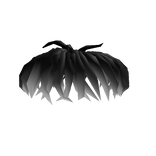 Curly White Tipped Hair