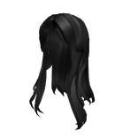 Curtain Bangs in Black