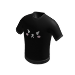 Cute Angry Bear Face Black Shirt 
