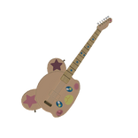 Cute Bear Guitar