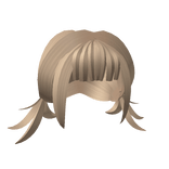 Cute Blonde Messy Short Pigtails