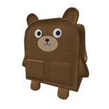 Cute brown bear backpack 3.0!!