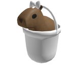 Cute Capybara In a Basket