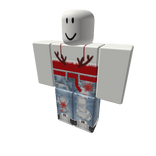 ❄️🥛cute christmas reindeer top + jeans & belt ❄️�