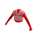 ✅ Cute Christmas White knit Red sweater vest tee