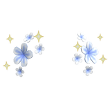 Cute Flower Filter Blue