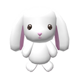 Cute Fluffy Back Bunny